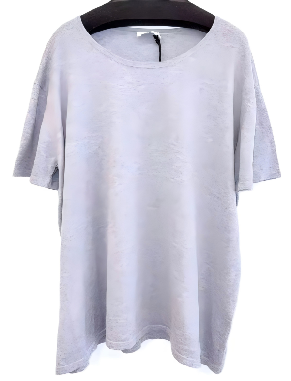 Women's Knitted Pullover in Crew Neck, Short Sleeve