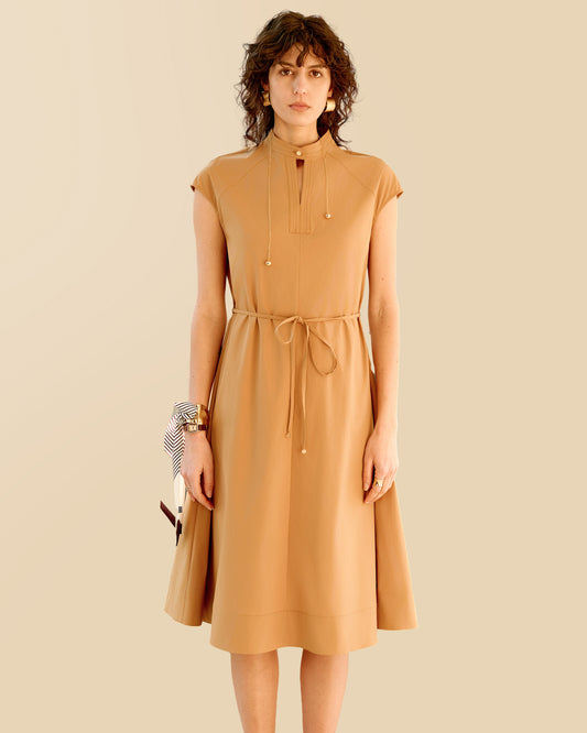 Anti-Wrinkle Cotton-Look Dress