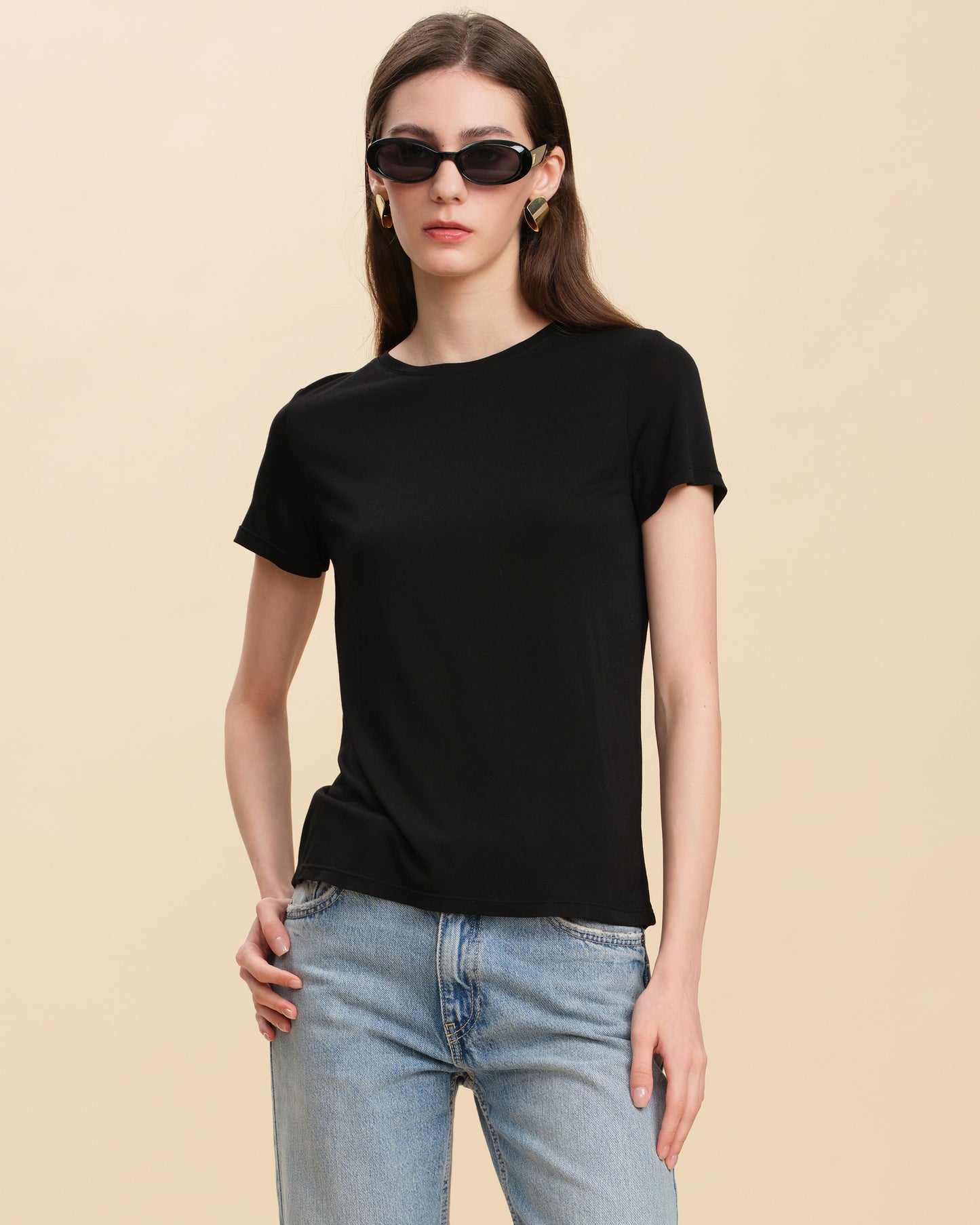 Timeless Modal Silk Tee