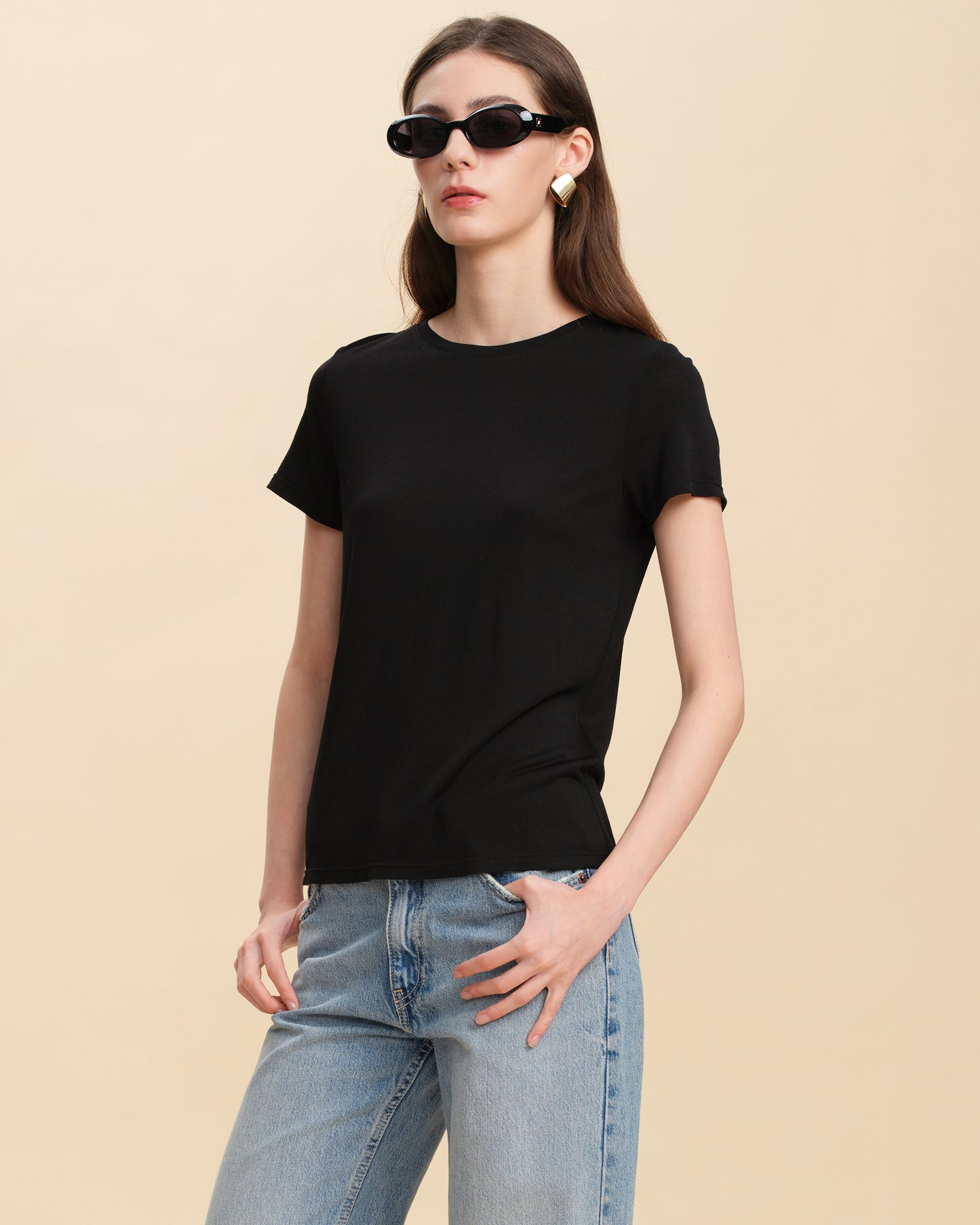 Timeless Modal Silk Tee
