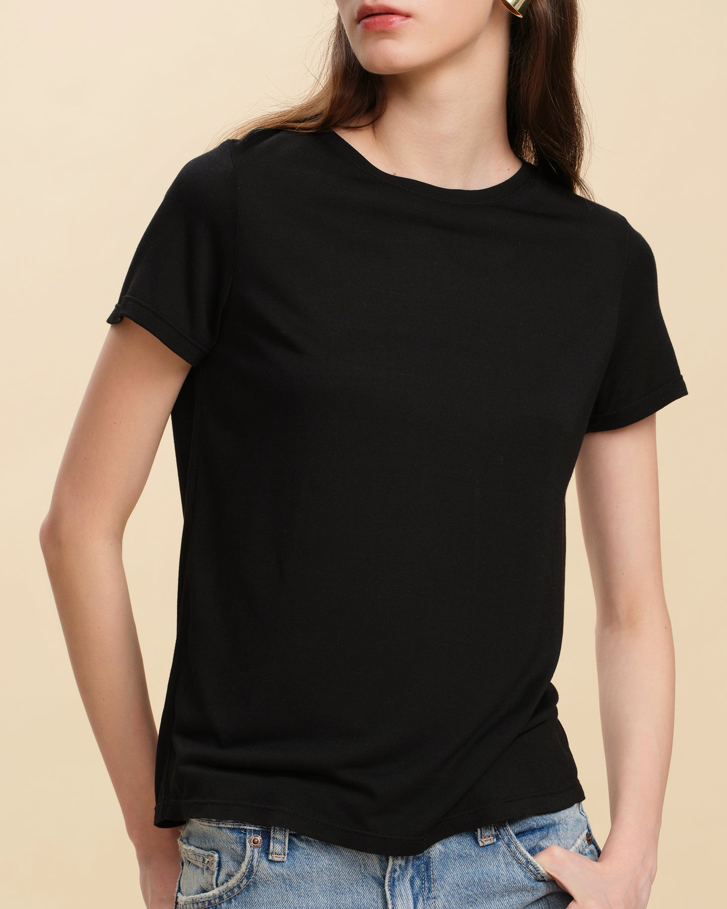 Timeless Modal Silk Tee