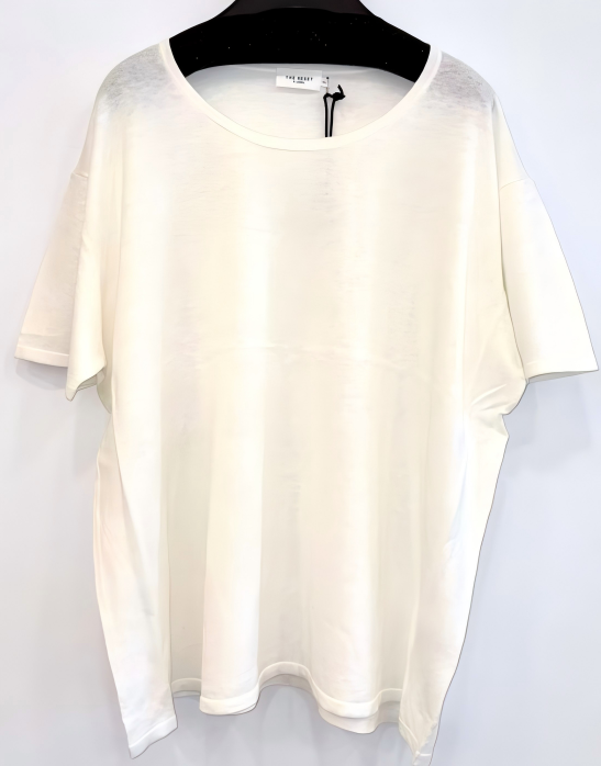 Women's Knitted Pullover in Crew Neck, Short Sleeve